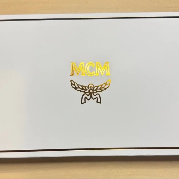 MCM Vibrant Pink Wristlet with Black Details - Picture 2 of 7